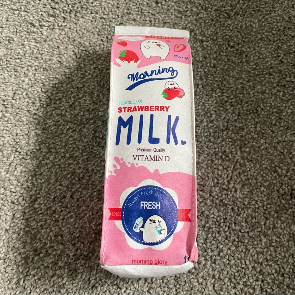 3/$25 Strawberry Milk Pencil Case